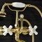 Kingston Brass AE559T7 7-Inch Wall Mount Tub Faucet with Hand Shower, Brushed Brass AE559T7 - alternate 5